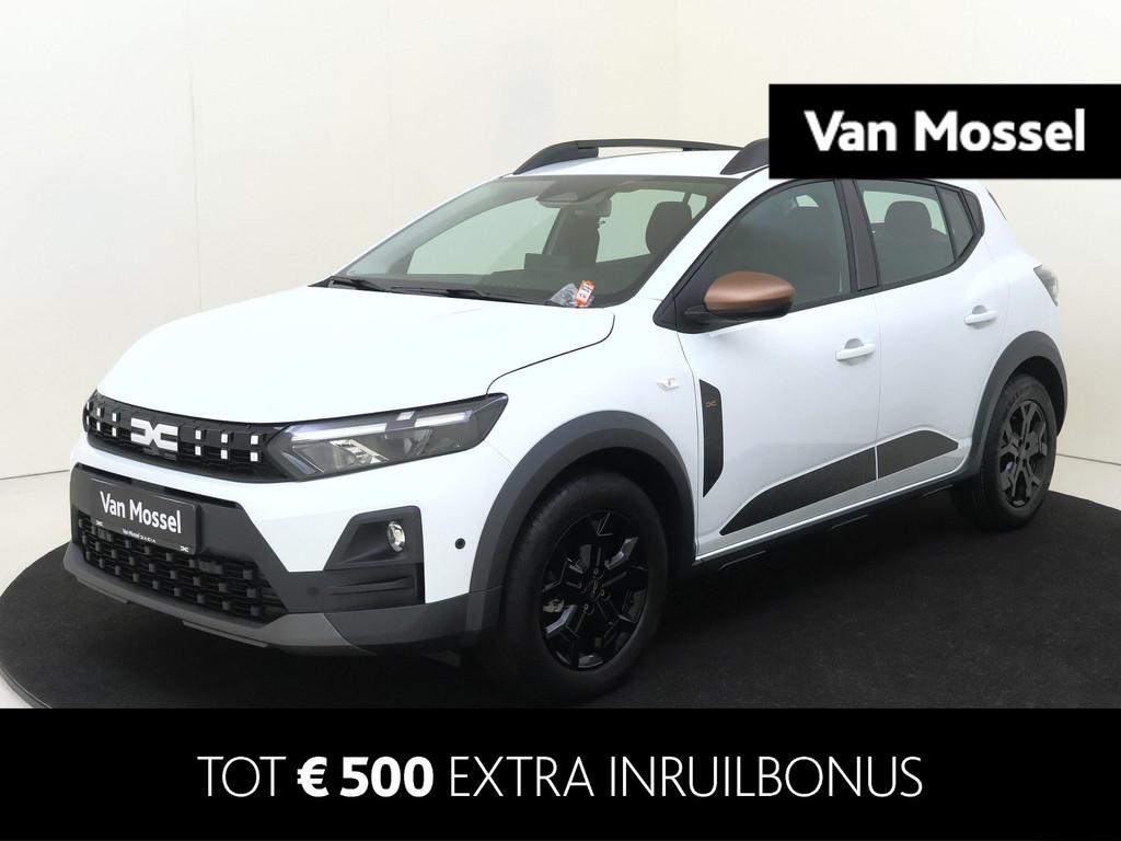 Dacia Sandero Stepway 1.0 TCe 110 extreme | Camera | Stoel/s, Auto's, Stof, Euro 6, 1070 kg, Wit