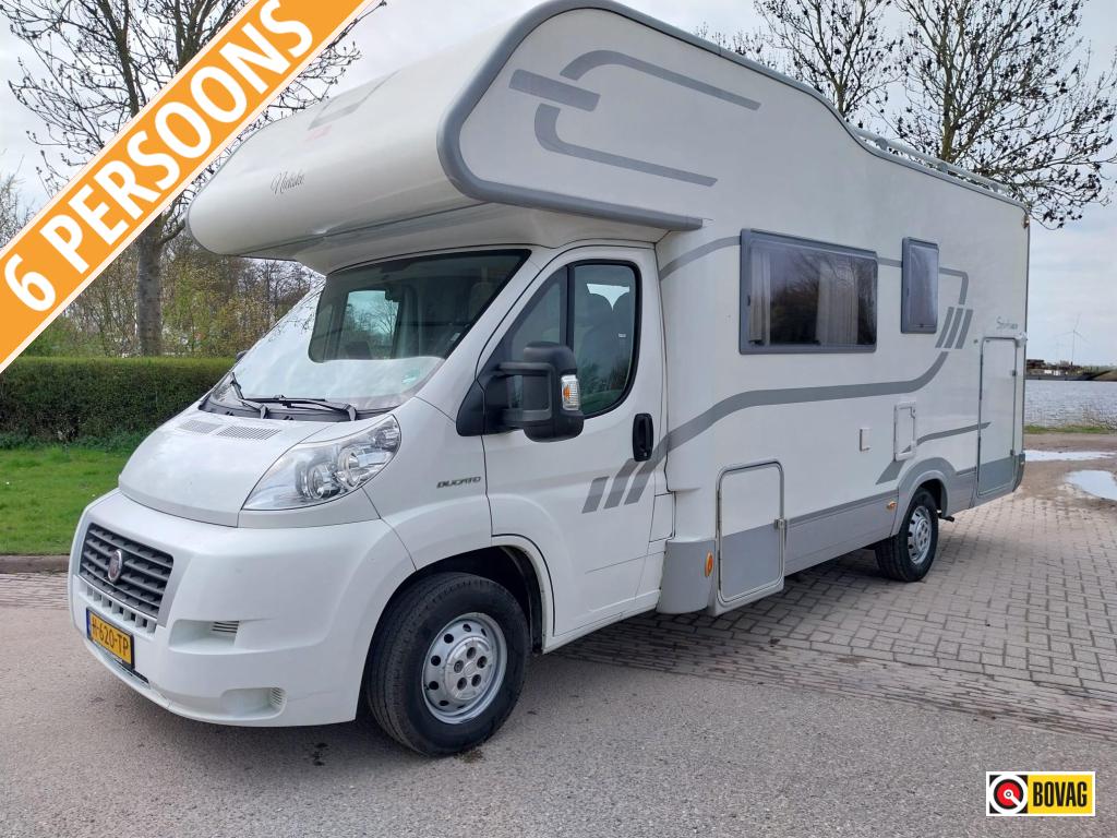 Mooie Adria Adriatik 660 DP met nog maar 85617 gereden km's, Caravans en Kamperen, Campers, Niet ingevuld, Airbags, Alkoof, Fiat