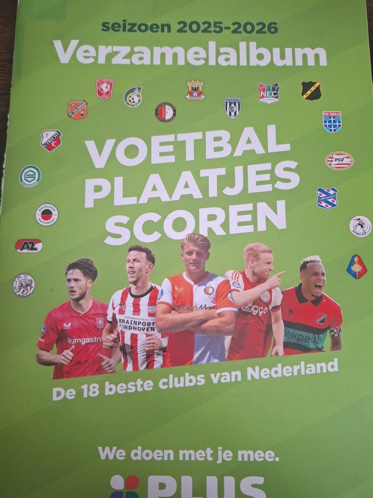 Voetbal Plaatjes Scoren Verzamelalbum 2025-2026 PLUS, Hobby en Vrije tijd, Ophalen of Verzenden, Nieuw