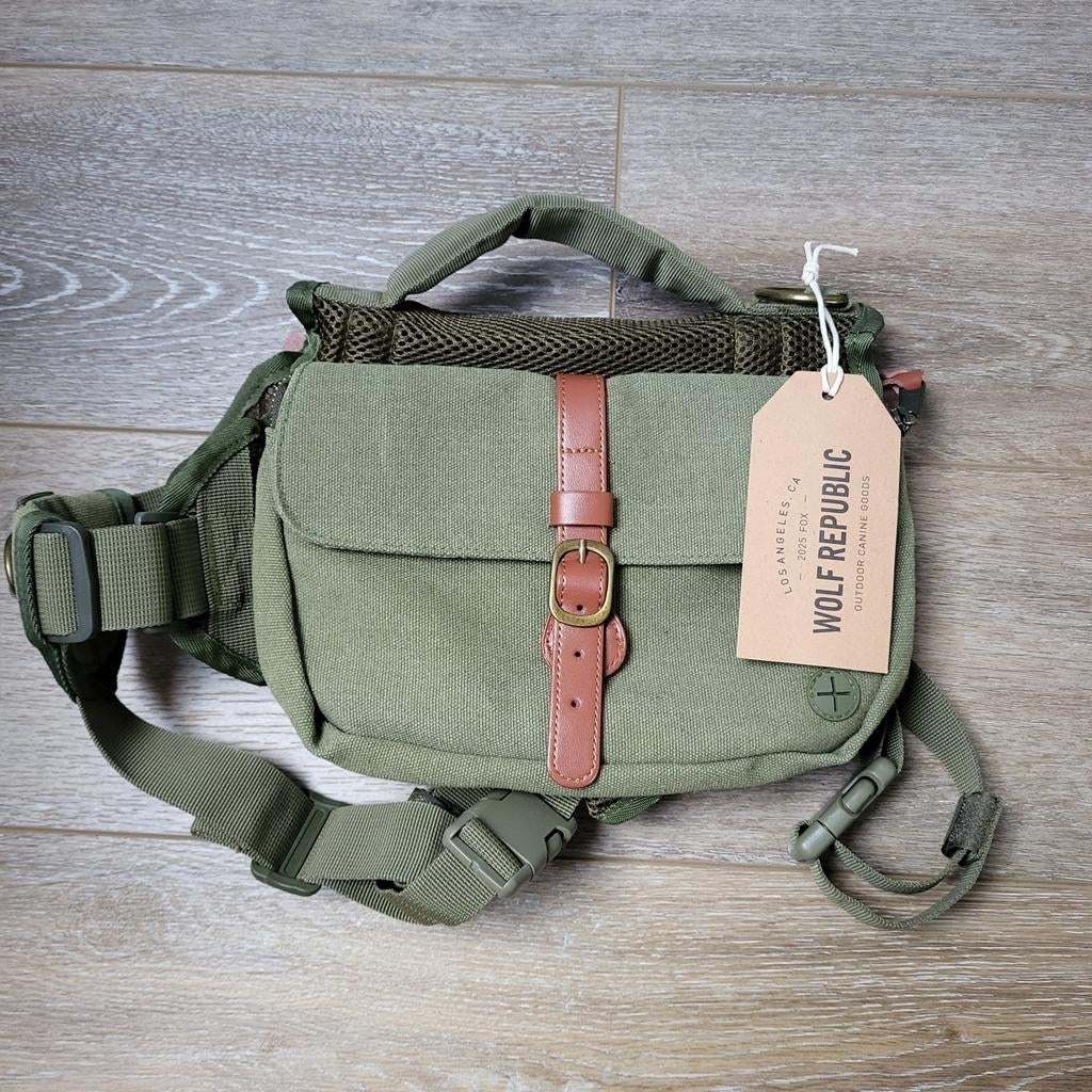 Wolf Republic Ranger Pack maat M hondentuig met rugzak, Ophalen of Verzenden, Zo goed als nieuw