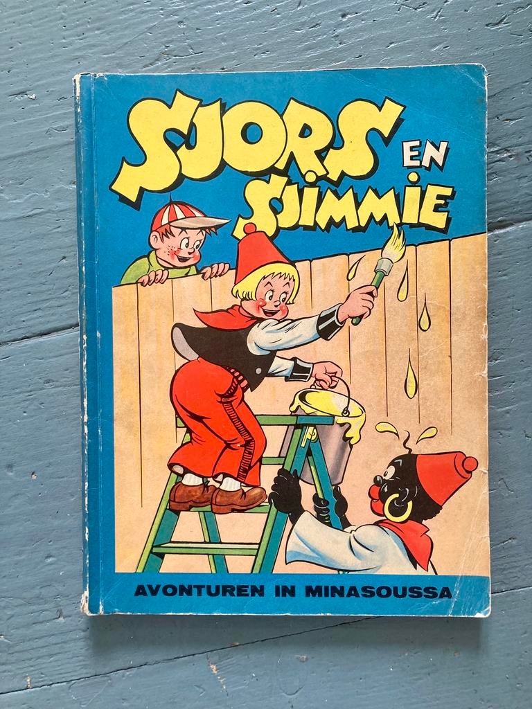 Sjors en Sjimmie ‘Avonturen in Minasoussa’, Gelezen, Eén stripboek, Lou Vierhout, Ophalen of Verzenden