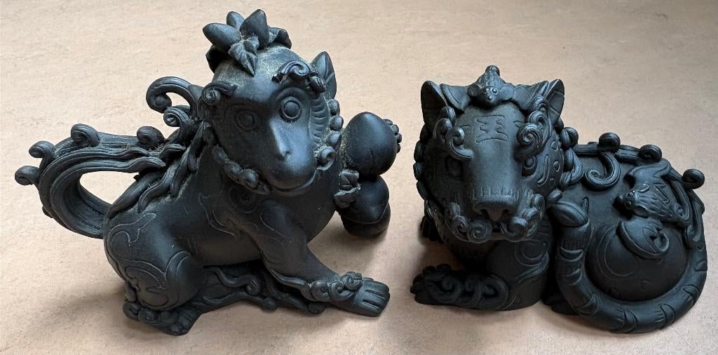 Chinese leeuw + aap, Ophalen of Verzenden