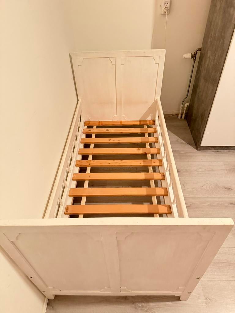 Kinderbed met lattenbodem - 155x76x80 cm, Kinderen en Baby's, Kinderkamer | Bedden, Ophalen, Gebruikt, 70 tot 85 cm, 140 tot 160 cm