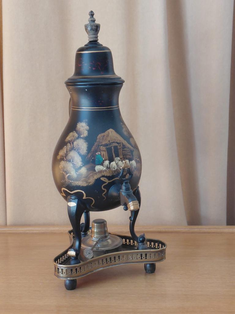 Tinnen kraantjes pot, Antiek en Kunst, Antiek | Tin, Ophalen of Verzenden