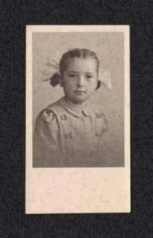 Communieprentje Kaatsheuvel Ansje Span 1951., Ophalen of Verzenden, Bidprentje