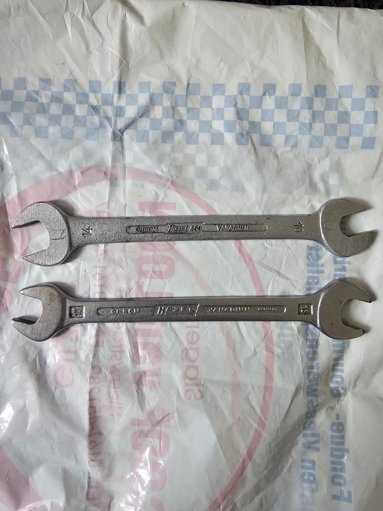 Hazet steeksleutels 10×14  en 12×13 Vanadium made in Germany, Ophalen of Verzenden