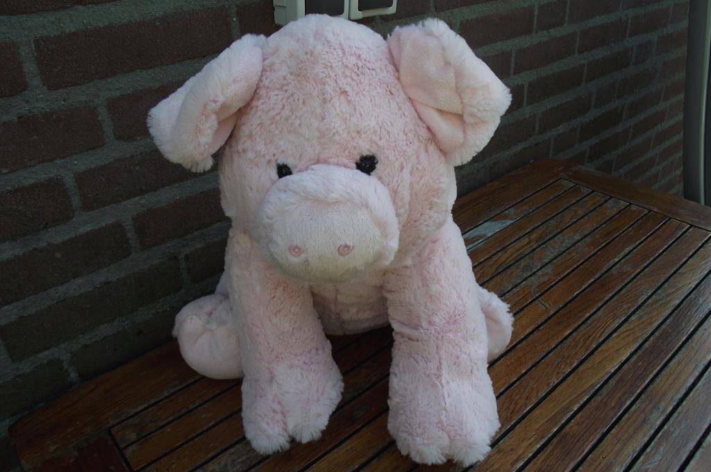 OTTO SIMON VARKEN PLUCHE ROZE MET VELOURS ROZE NEU, Ophalen of Verzenden, Nieuw, Overige typen