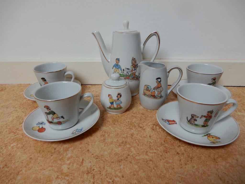Kinderservies Vintage jaren 50, Ophalen