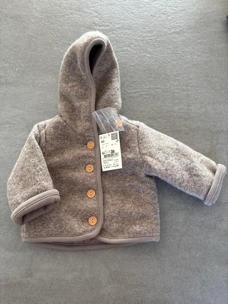 Wollen babyjas Hema maat 62, Ophalen of Verzenden, Nieuw, Jongetje of Meisje, Jasje