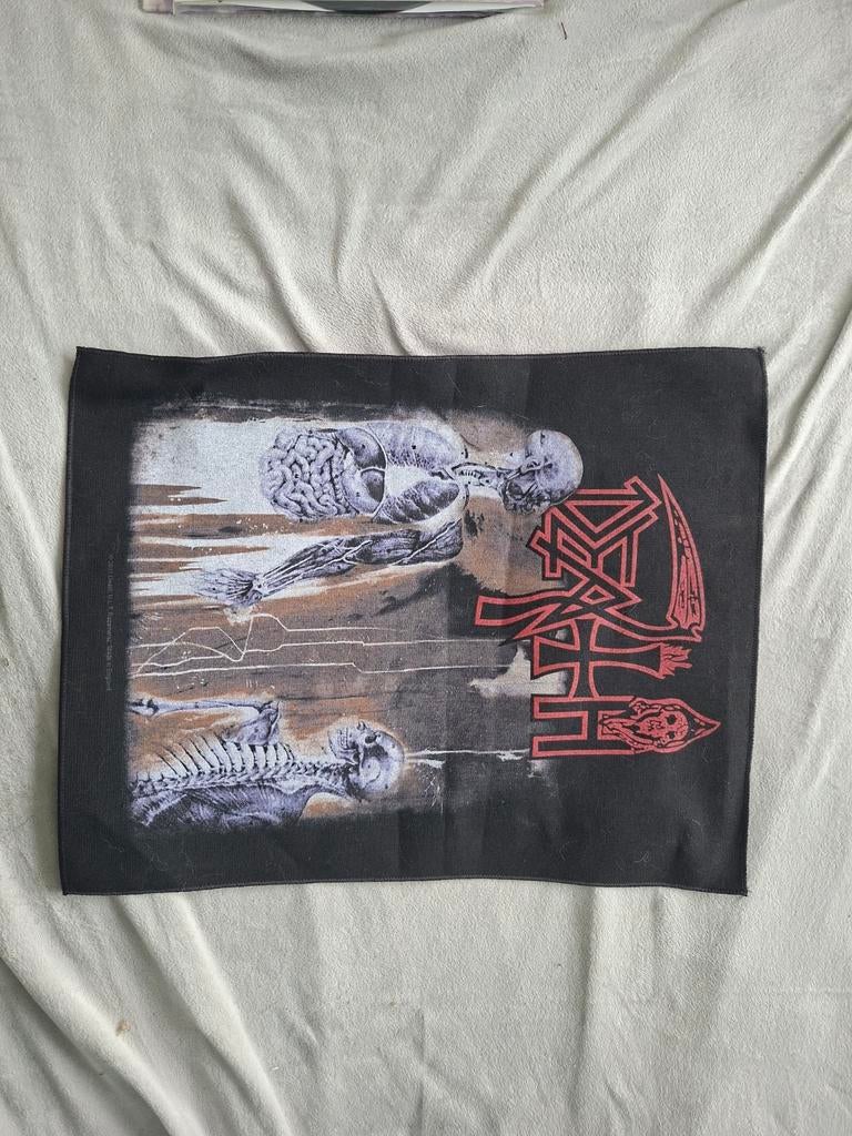 Death backpatch, Verzamelen, Muziek, Artiesten en Beroemdheden, Ophalen of Verzenden