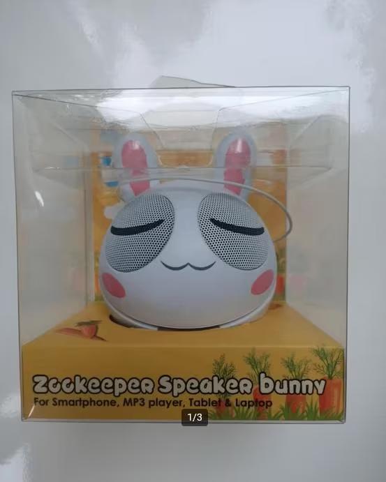 Zookeeper Speaker Bunny, Computers en Software, Pc speakers, Nieuw, Ophalen of Verzenden