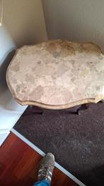 Antieke bijzettafel met marmeren blad, Antiek en Kunst, Ophalen of Verzenden