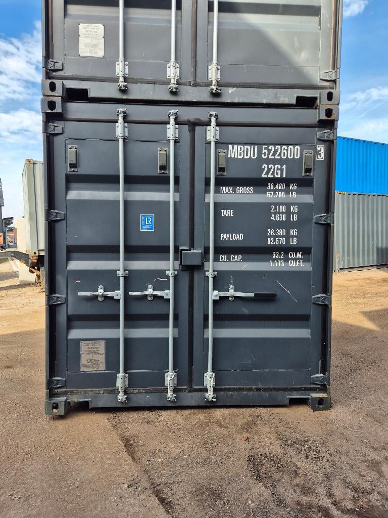 20ft zeecontainer A-kwaliteit, ZGAN, grijs, antraciet, Ophalen of Verzenden