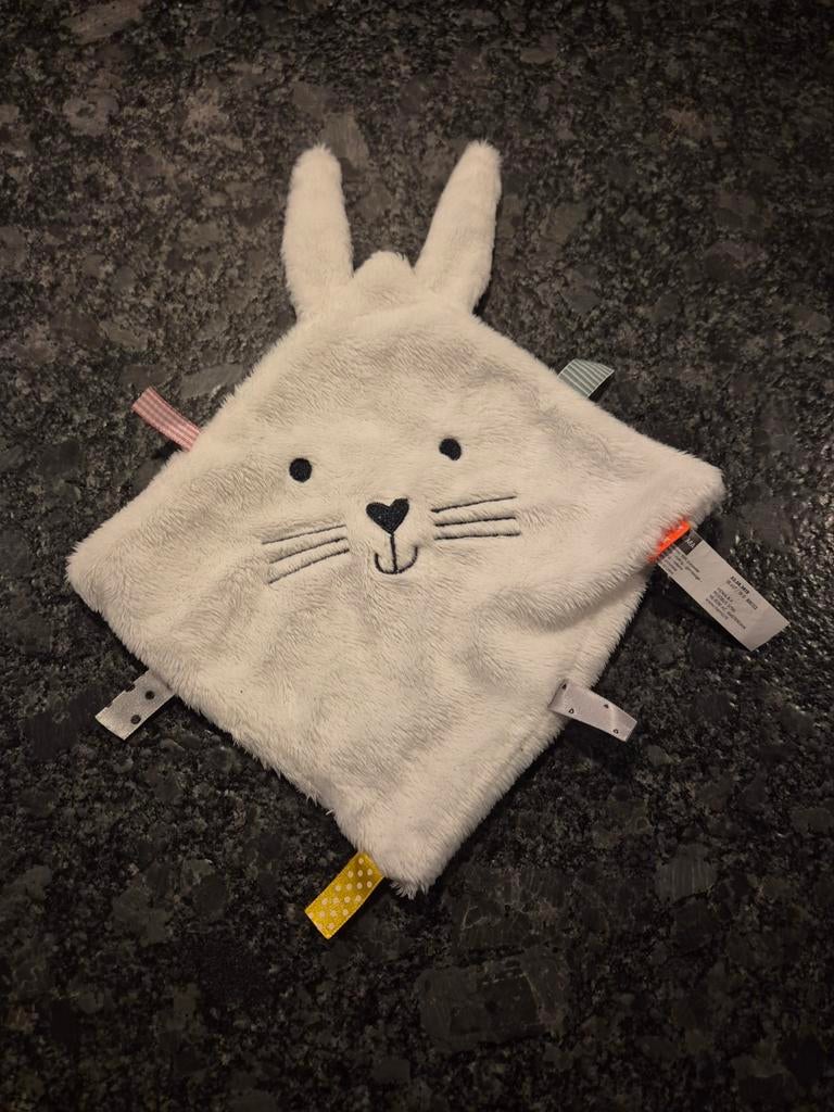 HEMA Knuffeldoekje wit konijn, Ophalen of Verzenden, Konijn