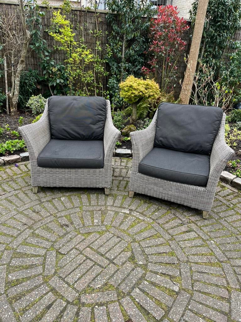 Tuinstoelen 2x, Kunststof, Gebruikt, Loungeset, Stoel