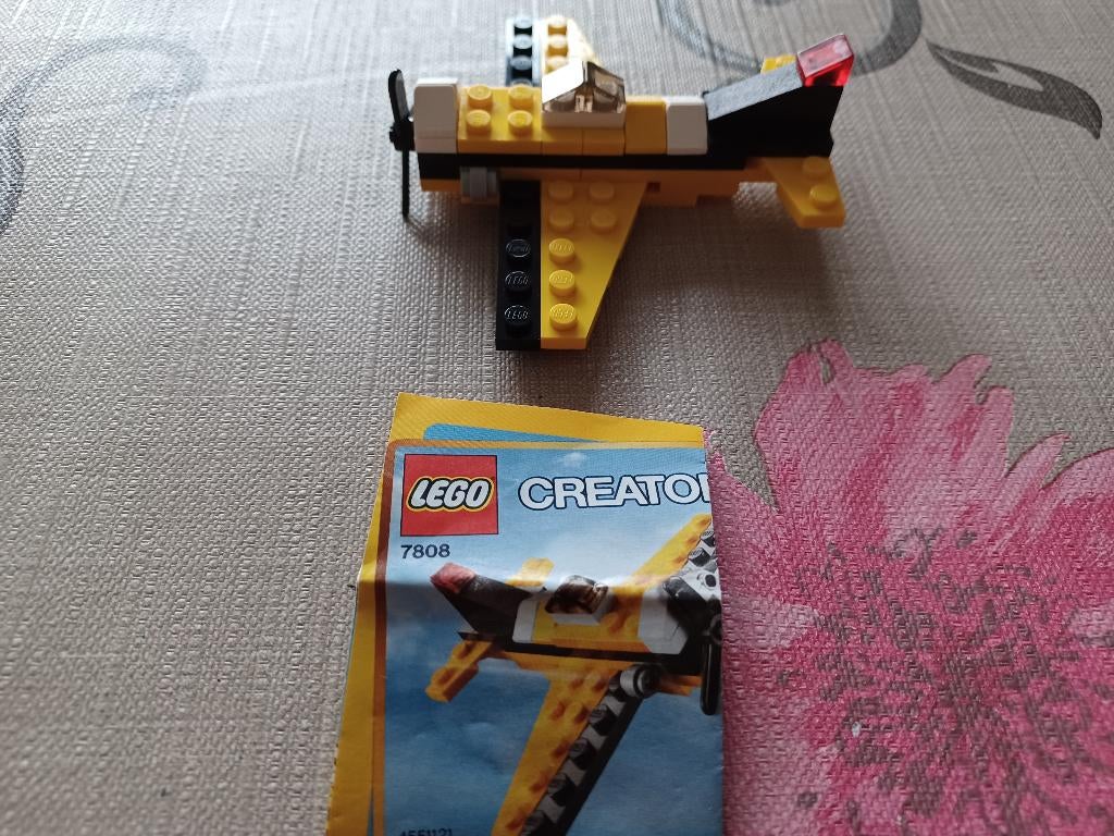 LEGO Creator 7808 Propeller Vliegtuig, Lego, Compleet, Ophalen of Verzenden, Complete set