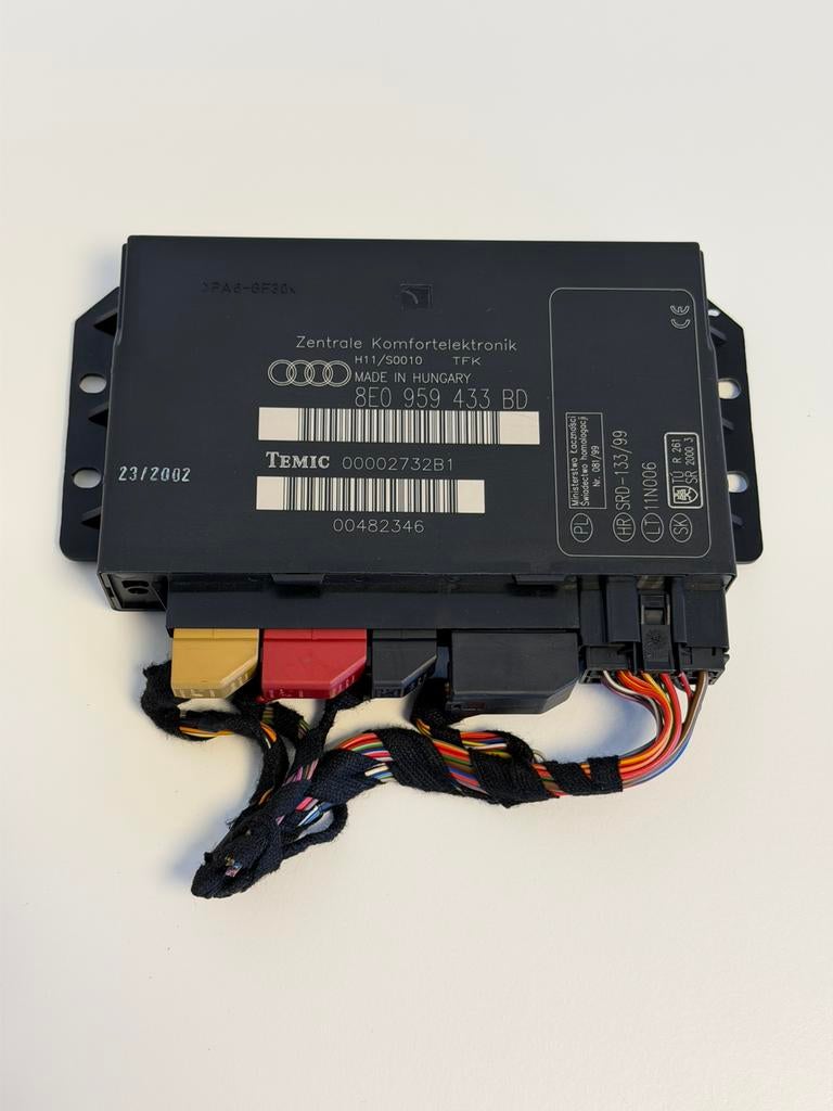 AUDI A4 B6 B7 BCM Comfort Module 8E0959433 OEM 8E0959433BD, Ophalen of Verzenden, H, H, H