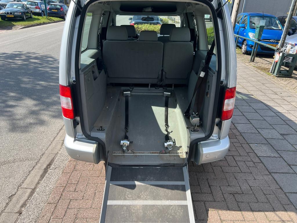 Volkswagen Caddy Maxi 1.9TDI I ROLSTOELVERVOER + 5 ZITPLAATS, Voorwielaandrijving, Euro 5, Stof, Gebruikt