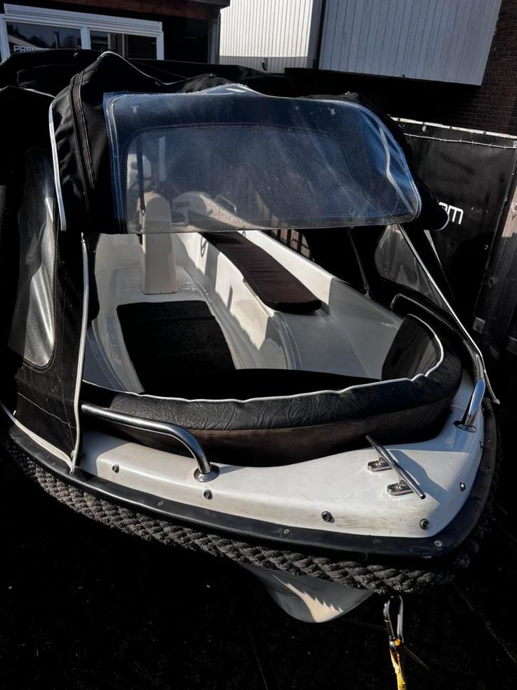 Lago Amore Sloepje, Watersport en Boten, Sloepen, Zo goed als nieuw, Tot 10 pk, 3 tot 6 meter, Buitenboordmotor, Benzine, Polyester