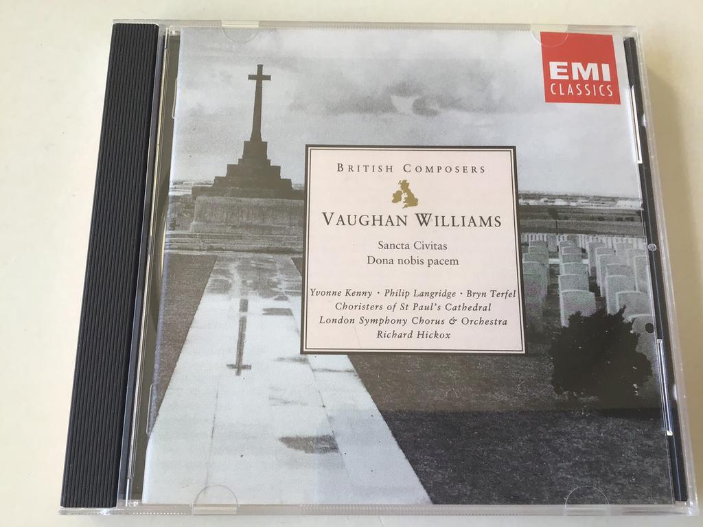 Vaughan Williams Sancta civitas Richard Hickox british, Ophalen of Verzenden, Romantiek, Zo goed als nieuw, Orkest of Ballet