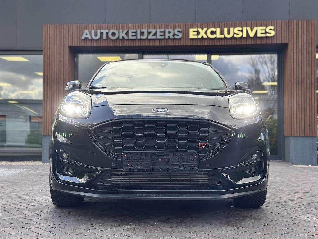 Ford Puma 1.5 EcoBoost ST-X Schaalstoelen B&O Stuurverw. LED, Voorwielaandrijving, Leder en Stof, Zwart, Bedrijf