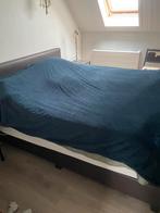 Plaid/sprei/deken 240x220, Ophalen, Blauw, Tweepersoons, Zo goed als nieuw