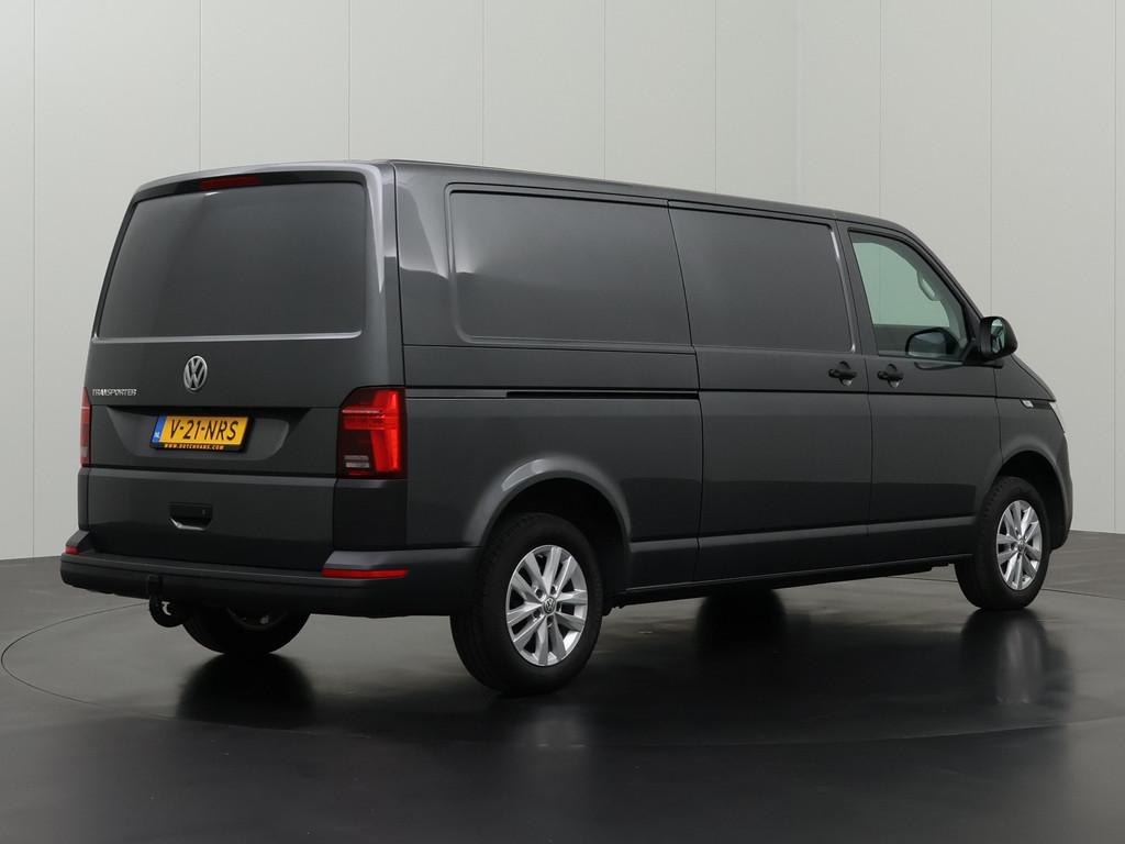 Volkswagen Transporter 2.0TDi 150PK DSG Automaat Lang | Led, Auto's, Bestelauto's, Stof, Gebruikt, 4 cilinders, 150 pk