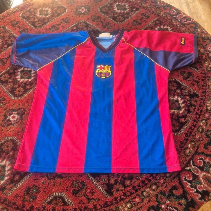 Vintage FC Barcelona voetbalshirt - Maat S, Sport en Fitness, Voetbal, Ophalen of Verzenden