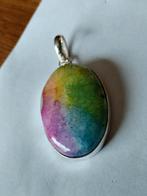 Zilveren hanger met solar quartz, Verzenden, Nieuw, Met edelsteen, Zilver