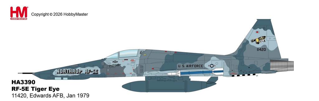 Hobby Master HA3390 | Northrop RF-5E Tiger Eye, Ophalen, Schaalmodel, Nieuw, Pilot Station