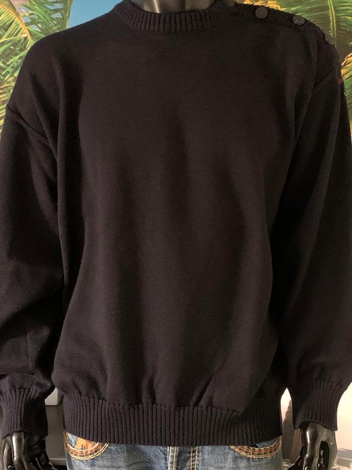**PAUL & SHARK** Mooie D.BLAUWE Bretagne HEREN Knopen Trui., Kleding | Heren, Truien en Vesten, Zo goed als nieuw, Overige maten