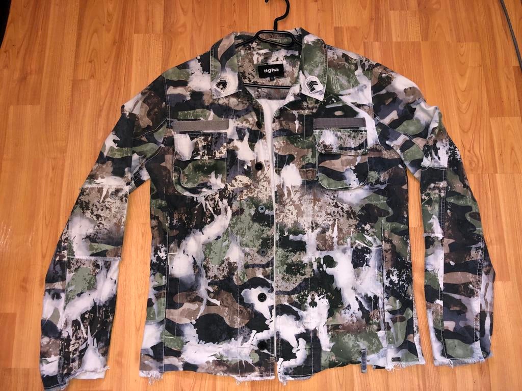 Tigha jasje camouflage maat L, Ophalen of Verzenden, Zo goed als nieuw, Maat 52/54 (L), Overige kleuren
