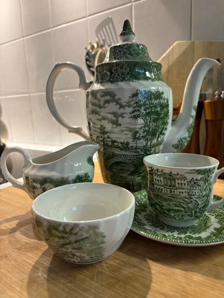 Vintage British Anchor Memory Lane Servies - Made in England, Ophalen of Verzenden