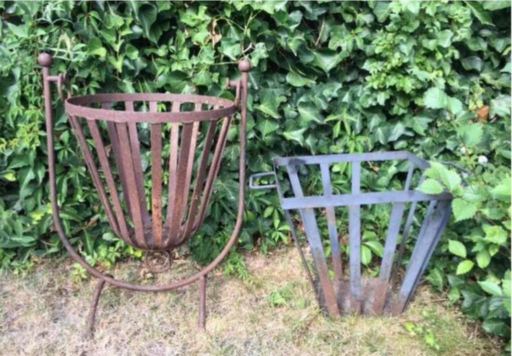 Verschillende oude vuurkorven korven, Ophalen of Verzenden, Gebruikt