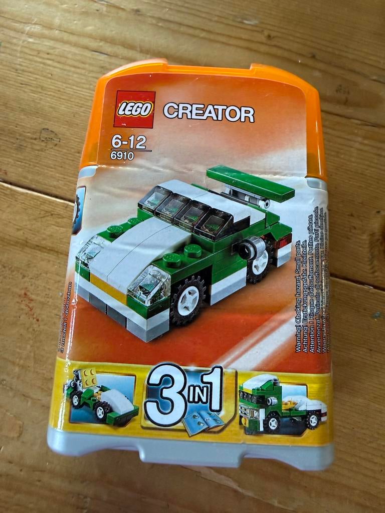 Lego Creator 6910: 3-in-1 Mini Sportwagen, Lego, Nieuw, Ophalen of Verzenden, Compleet
