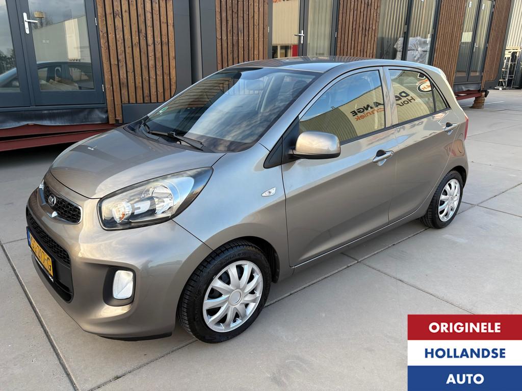 Kia Picanto 1.0 CVVT 100% DealerAuto 4Seizoen Navi Parrot, Voorwielaandrijving, Euro 5, Elektrische ramen, Gebruikt