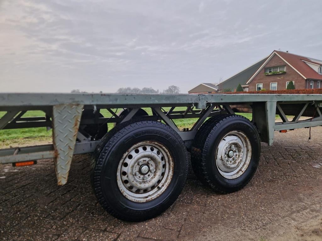 Schamelwagen 10meter schamel aanhanger schamel tridem 3500kg, Ophalen of Verzenden, Nieuw