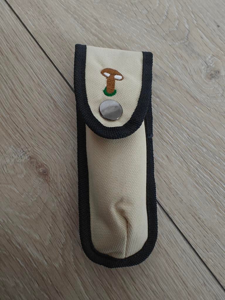 C.Jul.Herbertz Paddenstoelmes met borstel en etui, Ophalen of Verzenden, Zo goed als nieuw, Overige soorten, C.Jul.Herbertz