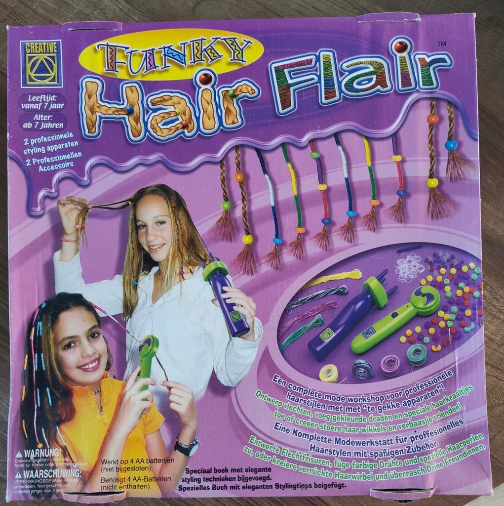 Funky Hair Flair: Complete Styling Workshop, Kinderen en Baby's, Speelgoed | Educatief en Creatief, Ophalen, Gebruikt, Knutselen