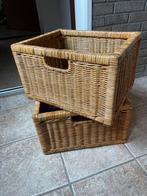Manden riet, bruin, Ophalen, Zo goed als nieuw, Rechthoekig, Riet