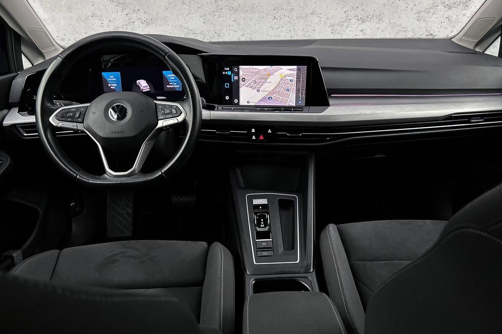 Volkswagen Golf Variant 1.0 eTSI Life Business | Navigatie |, Auto's, Volkswagen, Stof, Gebruikt, Blauw, 23 km/l