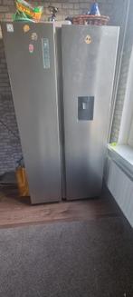 Hisense Amerikaanse Koelkast - Goede Staat, Gebruikt, 200 liter of meer, 60 cm of meer, Met aparte vriezer