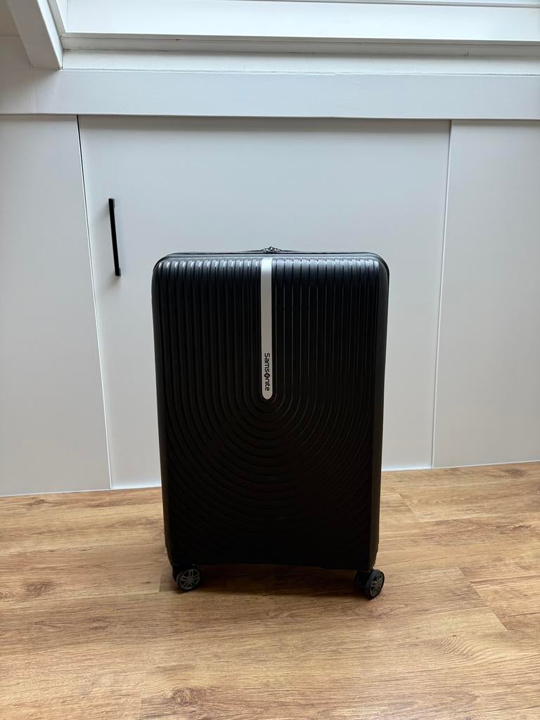 Samsonite HI-FI Spinner 68 EXP koffer Expandable 81 liter, Hard kunststof, 45 tot 55 cm, Zo goed als nieuw, Wieltjes