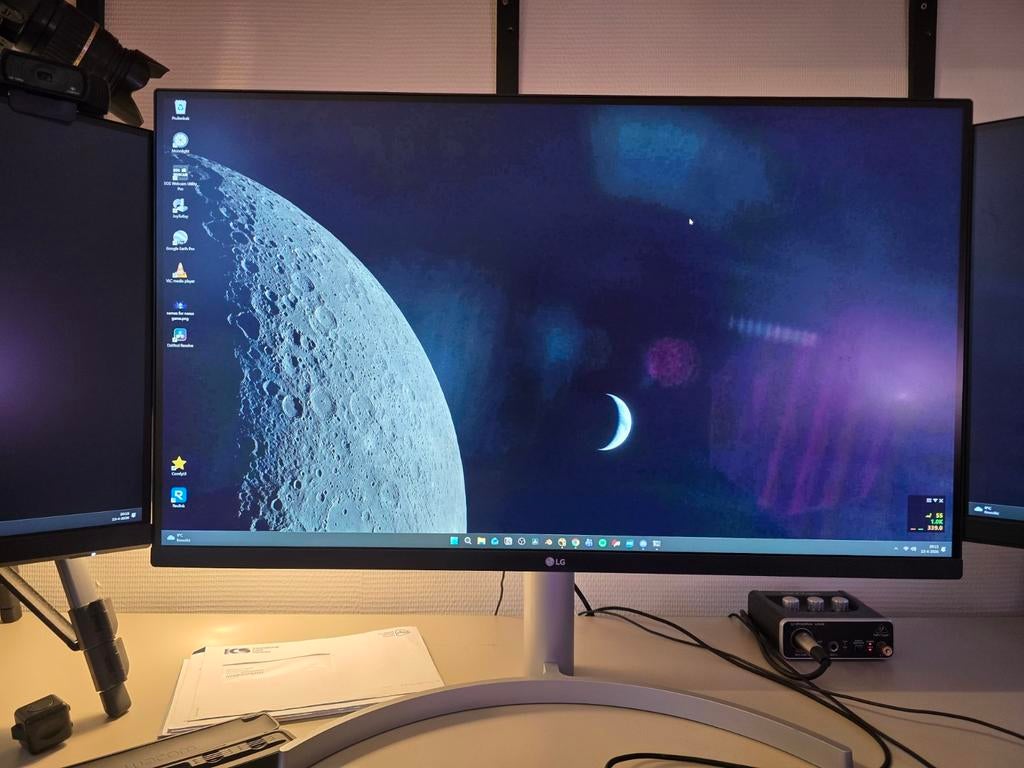 LG 32UN550-W monitor 4K 32 inch, Ophalen of Verzenden