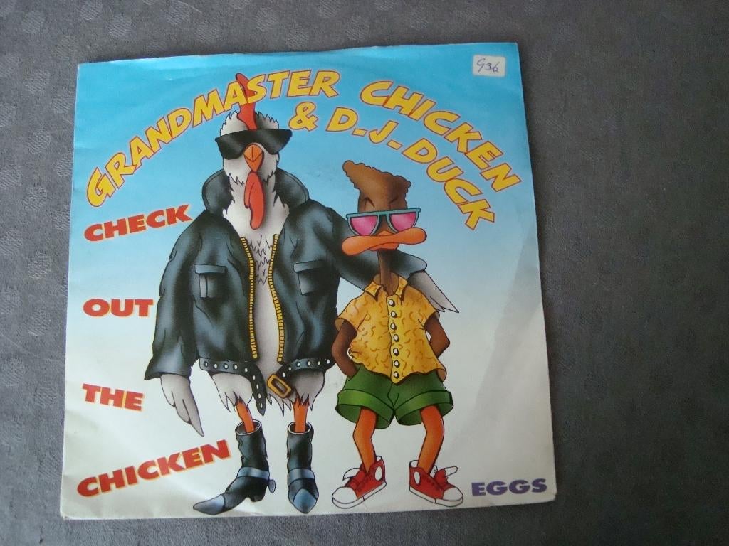 Grandmaster chicken &; d.j.dduck - check out the chicken, Ophalen of Verzenden, Zo goed als nieuw, Pop, Single