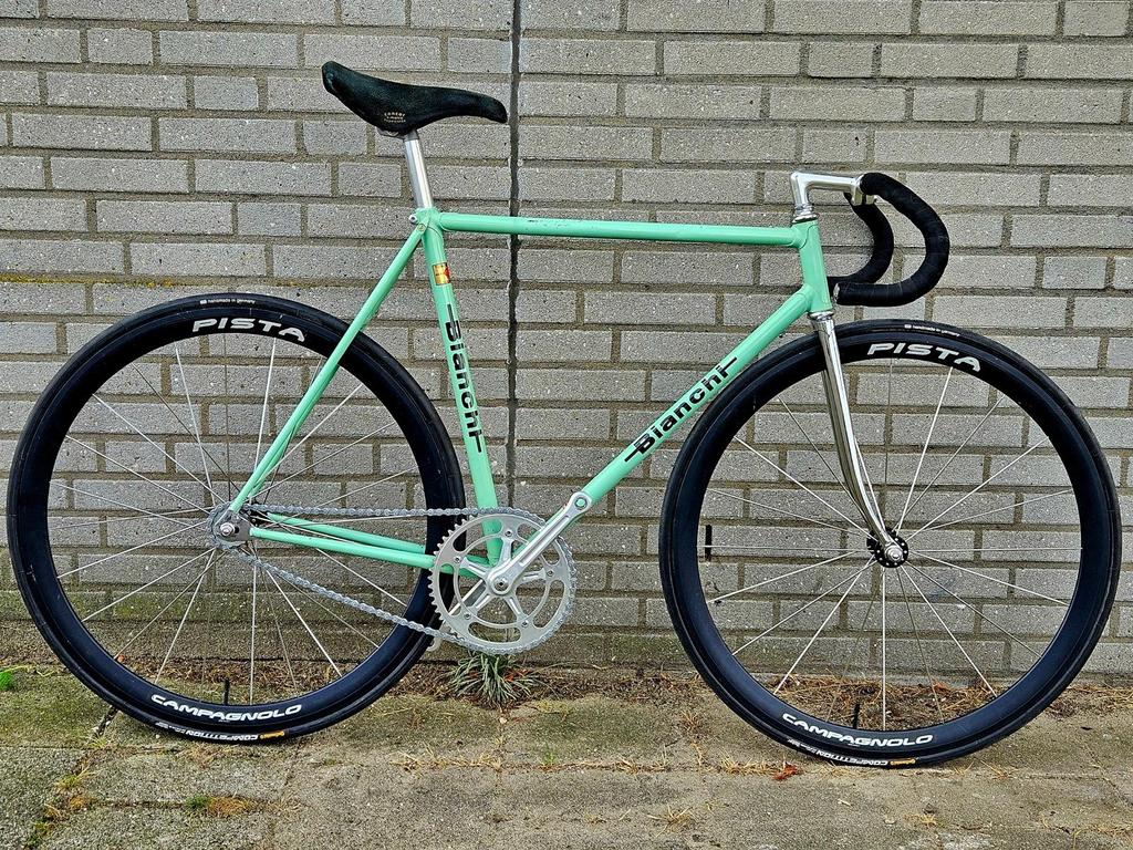 Bianchi Pista 1976, baanfiets, Campagnolo, Ophalen, Zo goed als nieuw