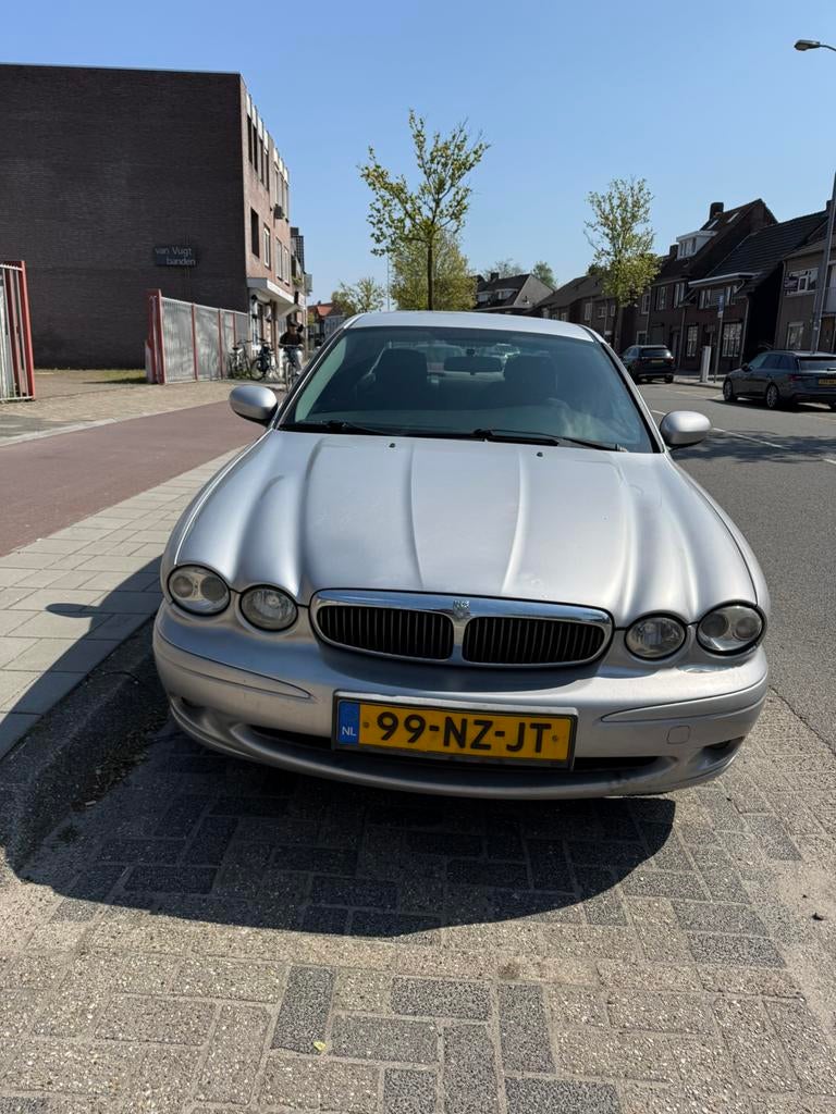 Jaguar X-Type 2.0 V6 2004 Grijs, Auto's, Jaguar, Voorwielaandrijving, Stof, 716 kg, Zwart