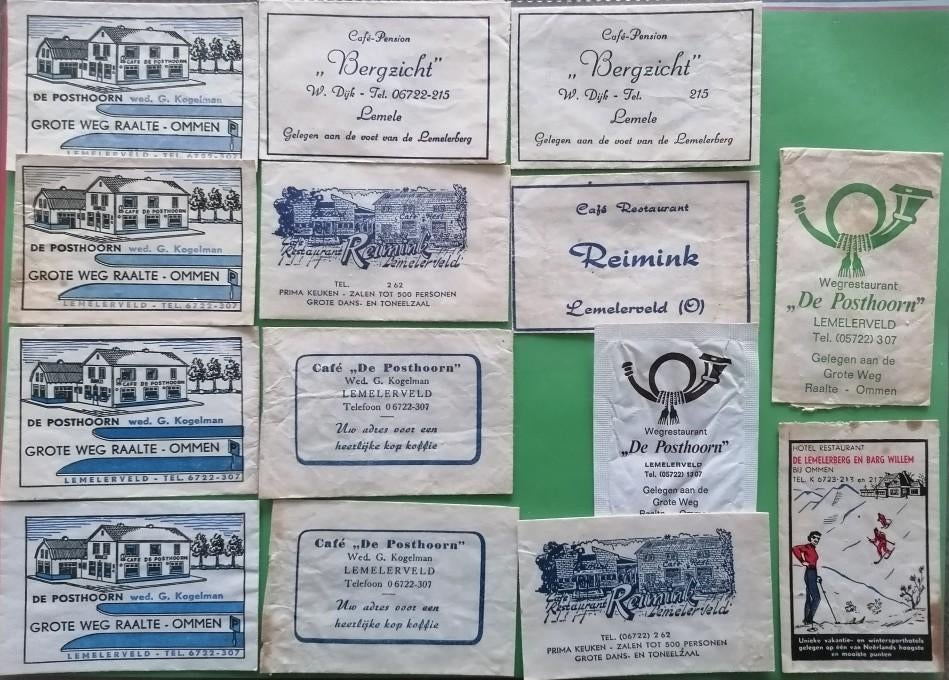 Lemele Lemelerveld 5, Verzamelen, Suikerzakjes, Verzenden