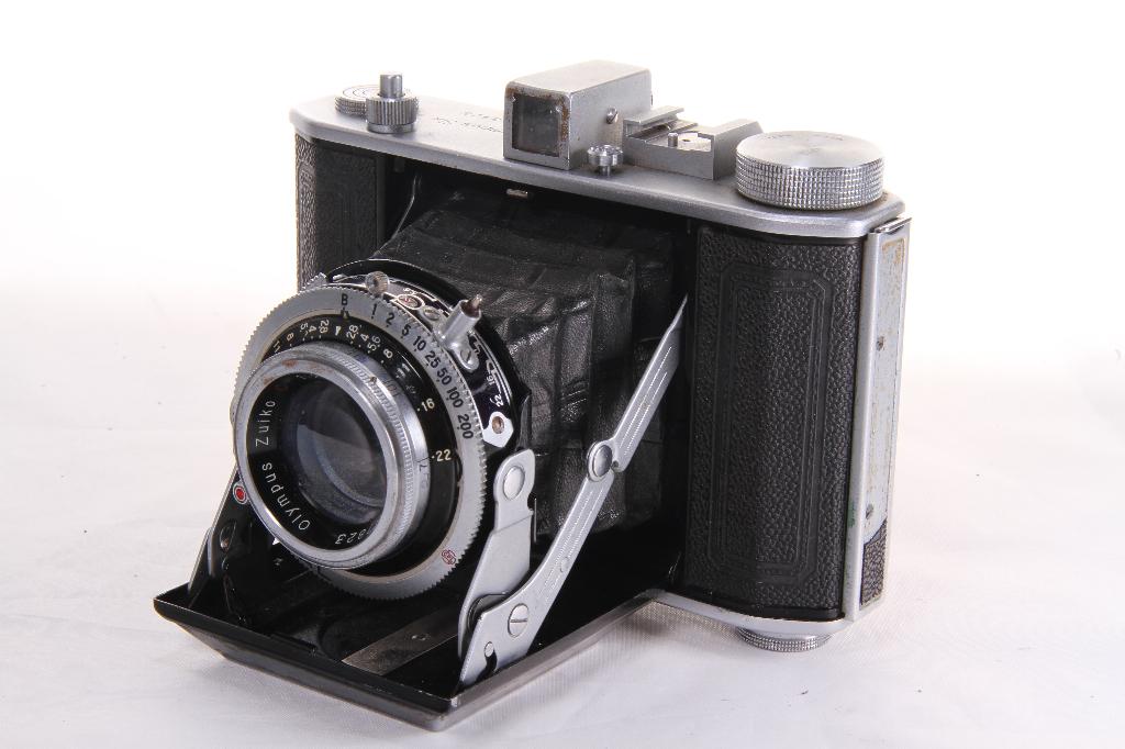Olympus Six 6x6 film formaat balgcamera Vintage, Audio, Tv en Foto, Fotocamera's Analoog, Ophalen of Verzenden, Gebruikt, Compact