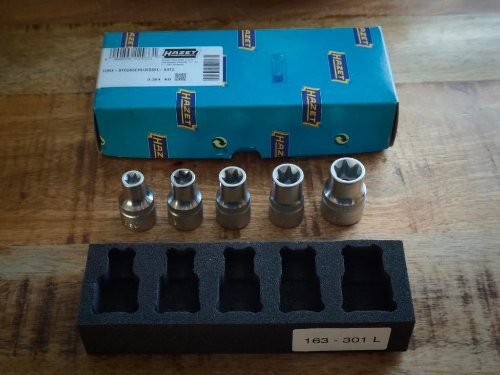 Hazet Torx 1/2 E10-E18, Ophalen of Verzenden, Zo goed als nieuw